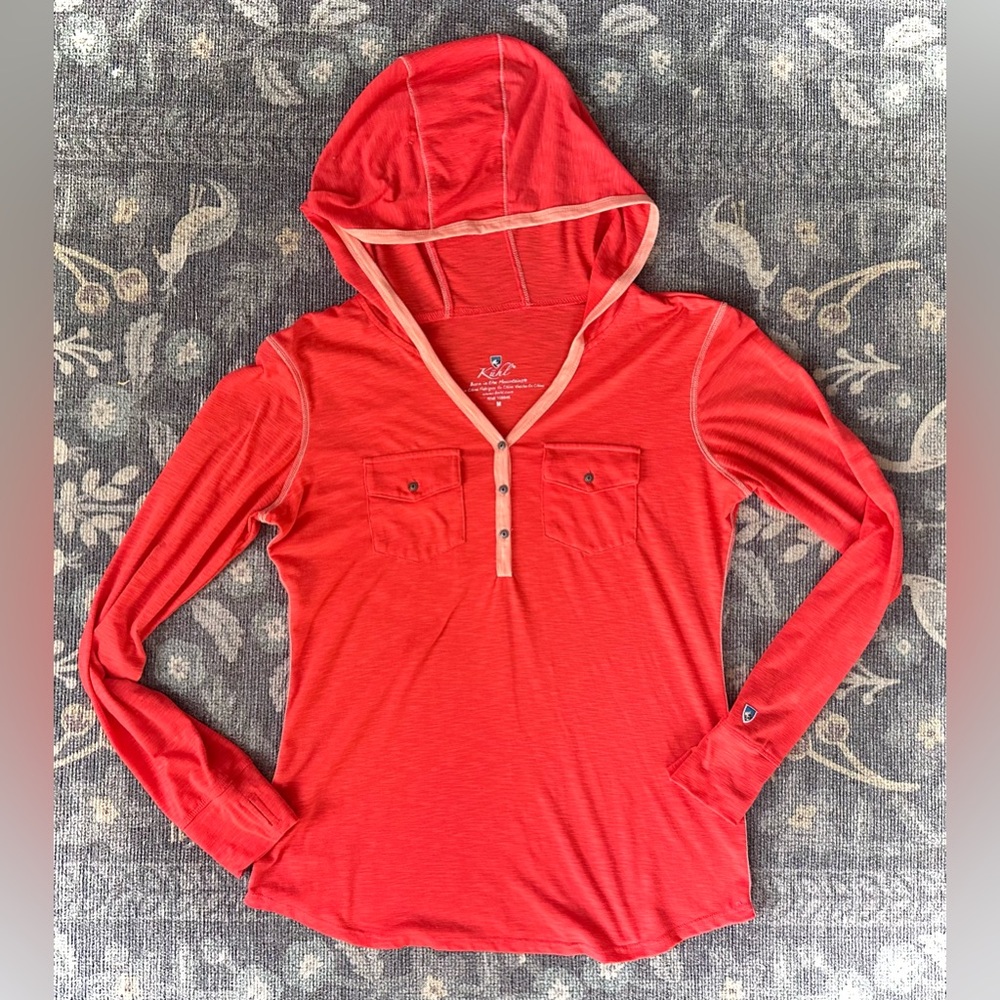Kuhl Sora Vibrant Red Hoodie